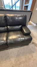 Load image into Gallery viewer, Dark Leather 2-Seat Electric Recliner
