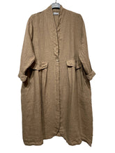 Load image into Gallery viewer, Long Linen Jacket
