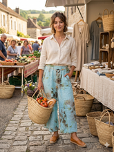Load image into Gallery viewer, Wide Flowing Linen Pants
