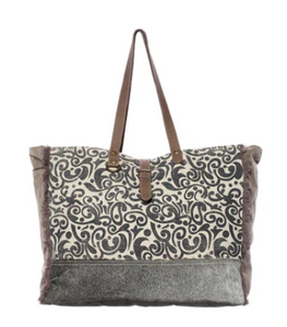 Floral Print Weekender Bag