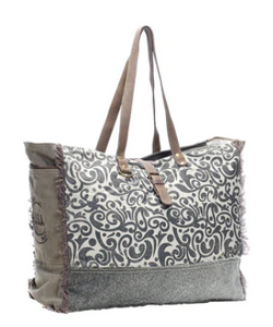 Floral Print Weekender Bag