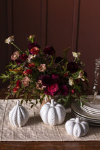 Load image into Gallery viewer, White Ceramic Garner Pumpkin

