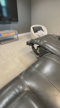 Load and play video in Gallery viewer, Dark Leather 2-Seat Electric Recliner
