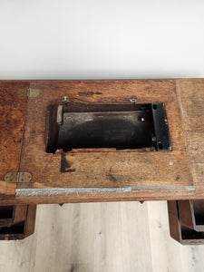 Antique Singer Sewing Table