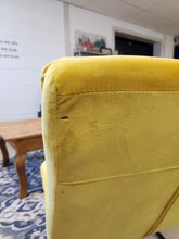 Load image into Gallery viewer, Yellow Velvet Side Chair
