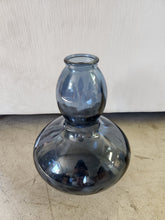 Load image into Gallery viewer, Large Blue Glass Vase
