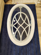 Load image into Gallery viewer, Oval Wooden Coffee Table w/ Glass Top

