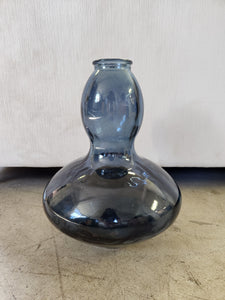 Large Blue Glass Vase