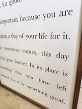 Load image into Gallery viewer, A New Day Inspirational Wooden Sign
