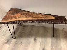 Load image into Gallery viewer, Live Edge Wood Bench/Coffee Table
