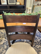 Load image into Gallery viewer, Wood &amp; Fabric Dining Chair
