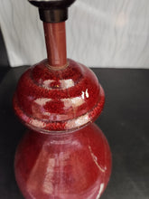 Load image into Gallery viewer, Short Maroon Table Lamp
