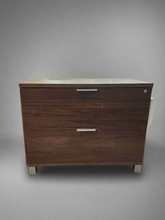 Load image into Gallery viewer, Wood 2 Drawer Lateral Filing Cabinet
