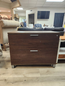 Wood 2 Drawer Lateral Filing Cabinet