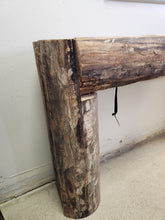 Load image into Gallery viewer, Rustic Log Entryway Table - (1840&#39;s Log)
