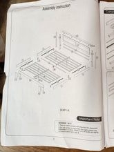 Load image into Gallery viewer, Black Wooden King Bed Frame
