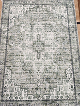 Load image into Gallery viewer, Green Vintage Distressed 5x7 Area Rug
