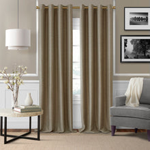 Load image into Gallery viewer, Victorine Adjustable 1" Single Curtain Rod with Contemporary Cap Finial
