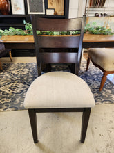 Load image into Gallery viewer, Wood &amp; Fabric Dining Chair
