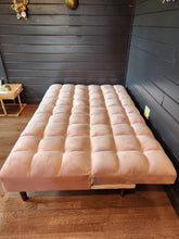 Load image into Gallery viewer, CLEARANCE Pink Velvet Futon Couch
