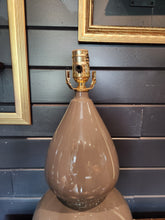 Load image into Gallery viewer, Taupe Double Gourd Table Lamp
