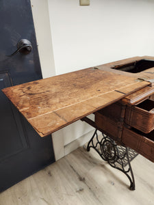 Antique Singer Sewing Table