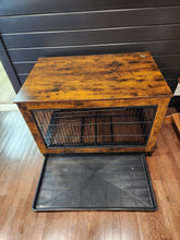 Load image into Gallery viewer, Wood &amp; Wire Dog Crate
