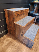 Load image into Gallery viewer, Baylynn Dog Stairs With 3 Steps
