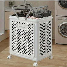 Load image into Gallery viewer, Foldable Laundry Basket with Wheels – Douba
