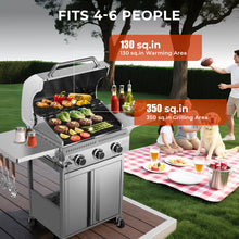 Load image into Gallery viewer, Electactic 24,000 BTU Gas Grill
