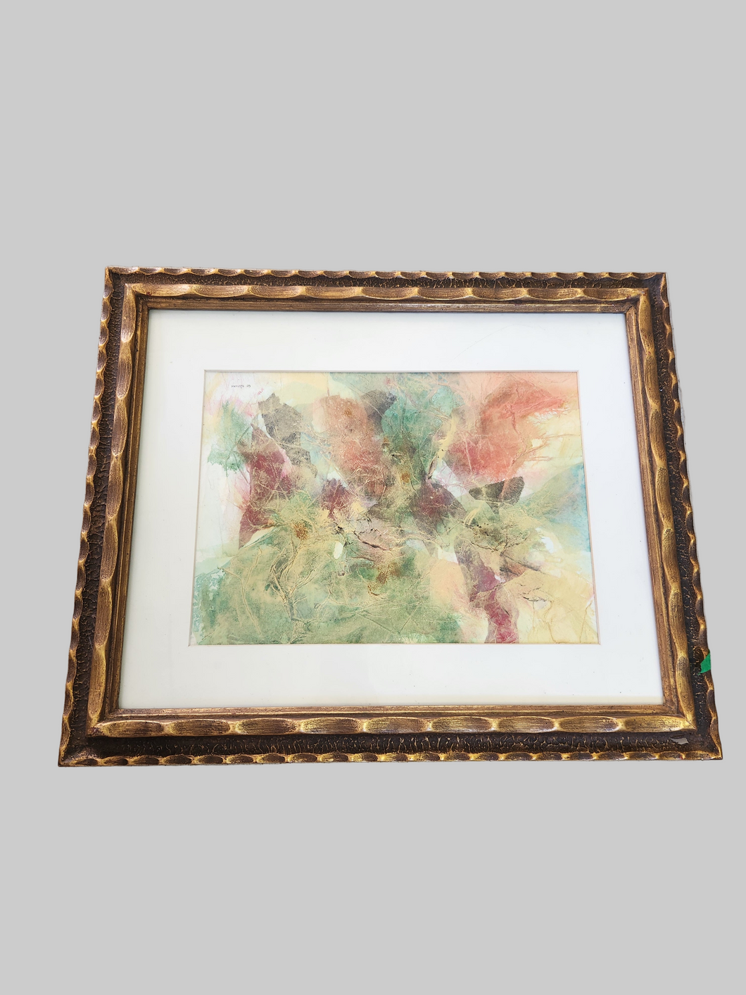 Abstract Art In Gold Frame
