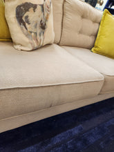 Load image into Gallery viewer, CLEARANCE Cream Upholstered Sofa
