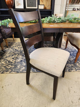 Load image into Gallery viewer, Wood &amp; Fabric Dining Chair
