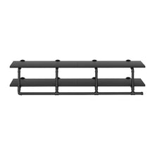 Load image into Gallery viewer, Industrial Pipe Clothes Rack with Top Shelf
