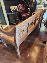 Load image into Gallery viewer, 4 Seat Solid Wood Bench
