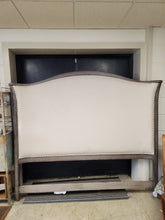 Load image into Gallery viewer, Upholstered Wood Frame King Headboard
