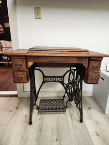 Antique Singer Sewing Table