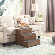 Load image into Gallery viewer, Baylynn Dog Stairs With 3 Steps
