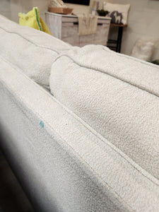 CLEARANCE Cream Upholstered Sofa