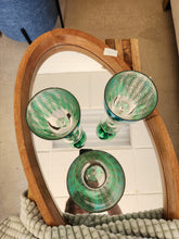 Load image into Gallery viewer, Peacock Feather Wine Glasses
