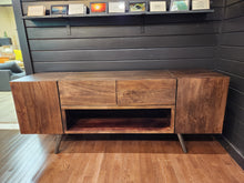 Load image into Gallery viewer, Wooden Mid-Century Modern TV Stand
