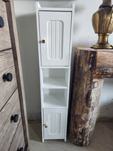 Load image into Gallery viewer, White 2 Door Bathroom Storage Cabinet
