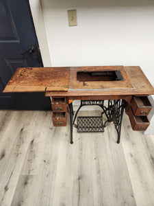 Antique Singer Sewing Table