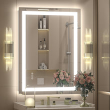 Load image into Gallery viewer, Front &amp; Back LED Anti-Fog Tempered Glass Bathroom/Vanity Mirror
