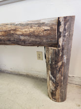 Load image into Gallery viewer, Rustic Log Entryway Table - (1840&#39;s Log)
