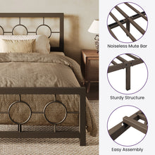 Load image into Gallery viewer, Mauppin Metal Slat Bed
