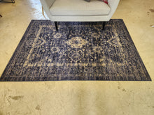 Load image into Gallery viewer, Blue Pattern 5x7 Area Rug
