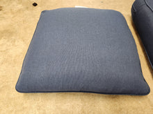 Load image into Gallery viewer, Navy Blue Square Outdoor Seat Cushion Set
