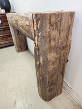 Load image into Gallery viewer, Rustic Log Entryway Table - (1840&#39;s Log)
