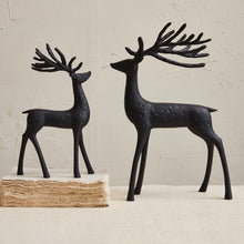 Load image into Gallery viewer, Black Resin Reindeer
